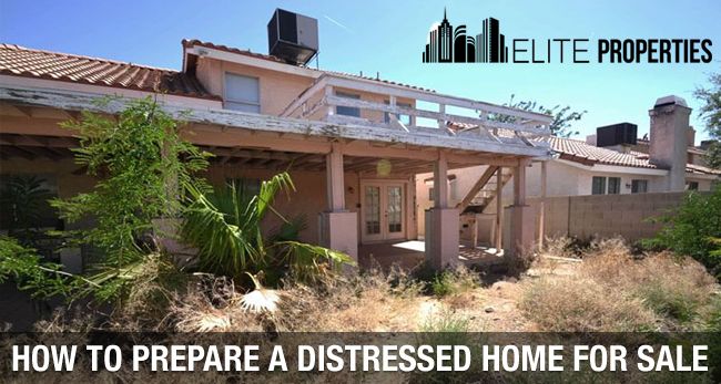 How to prepare a distressed home for sale
