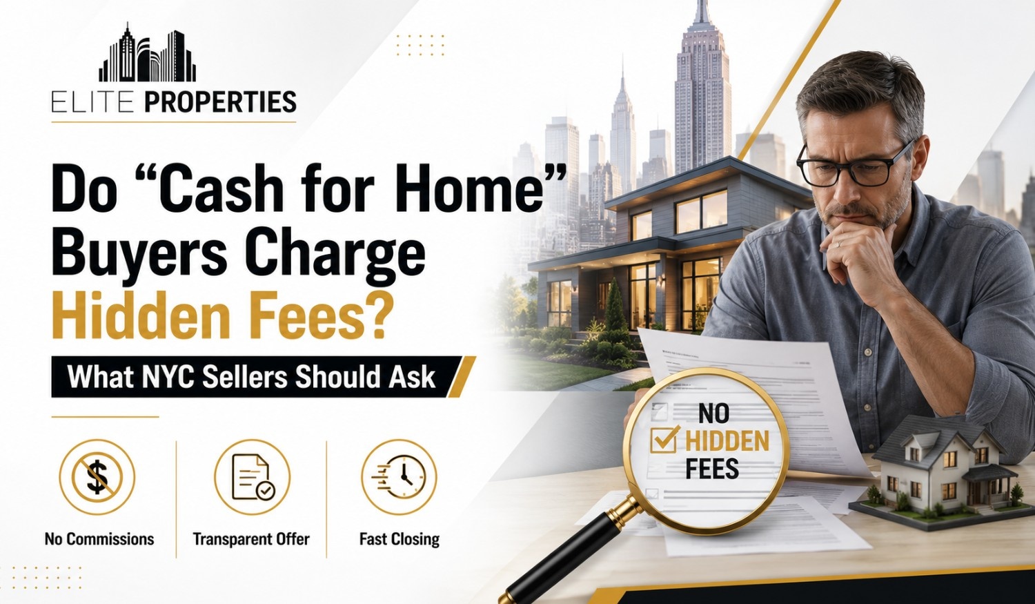 Do Cash for Home Buyers Charge Hidden Fees What NYC Sellers Should Ask