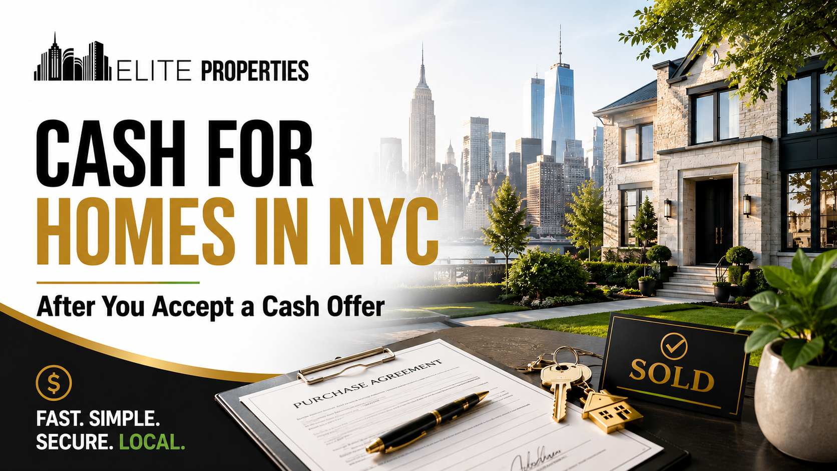 Cash for Homes in NYC: After You Accept a Cash Offer